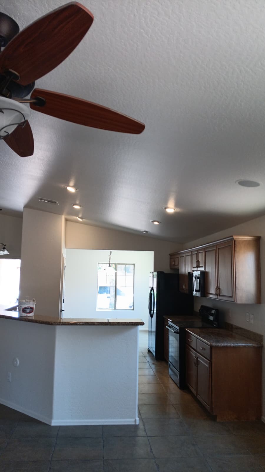 Painting project before and after by AZ Santa Fe Painting LLC