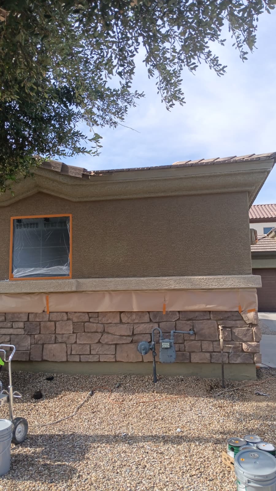 Exterior painting project by AZ Santa Fe Painting LLC