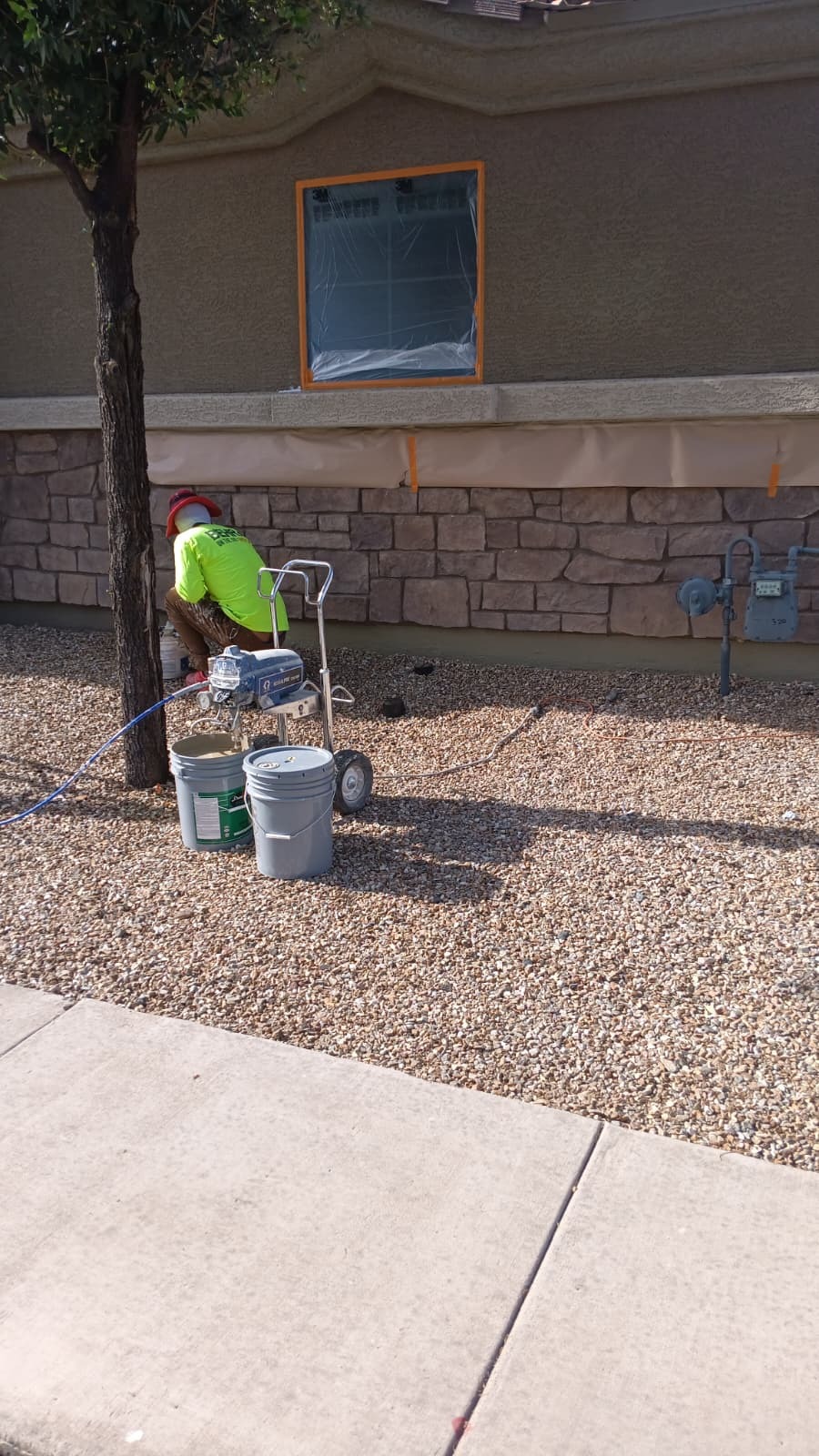 Exterior painting project by AZ Santa Fe Painting LLC