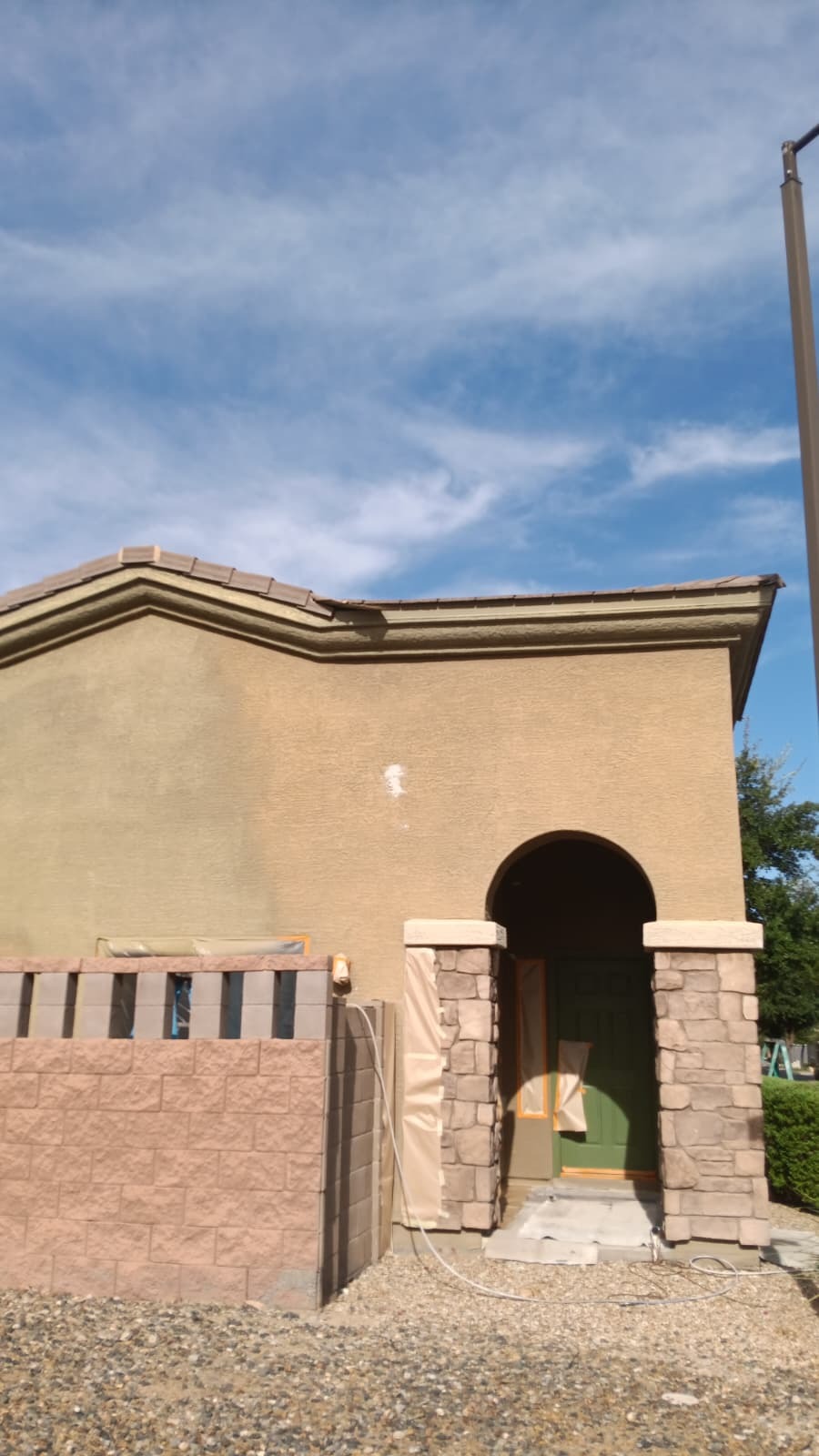 Exterior painting project by AZ Santa Fe Painting LLC