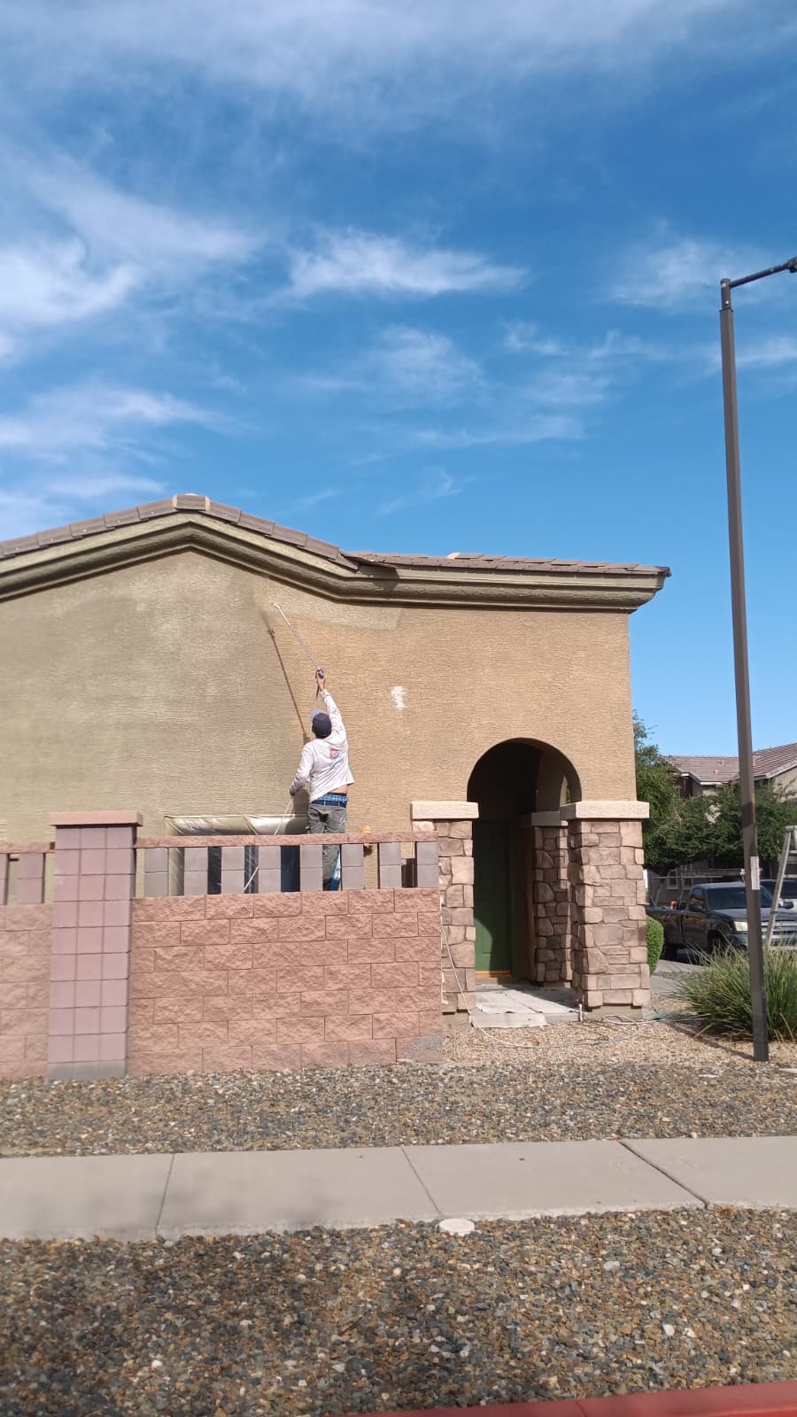 Exterior painting project by AZ Santa Fe Painting LLC