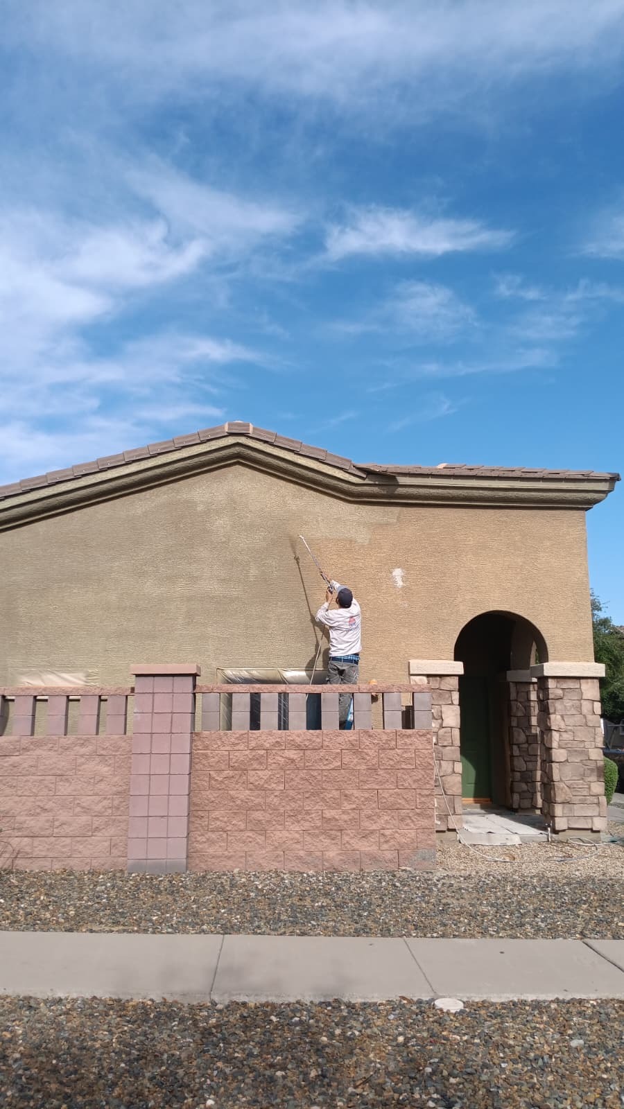 Exterior painting project by AZ Santa Fe Painting LLC